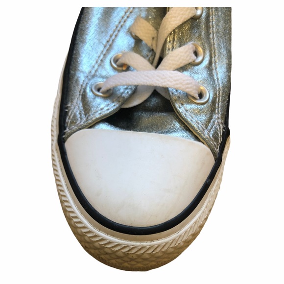 Metallic Blue Converse - Picture 4 of 5